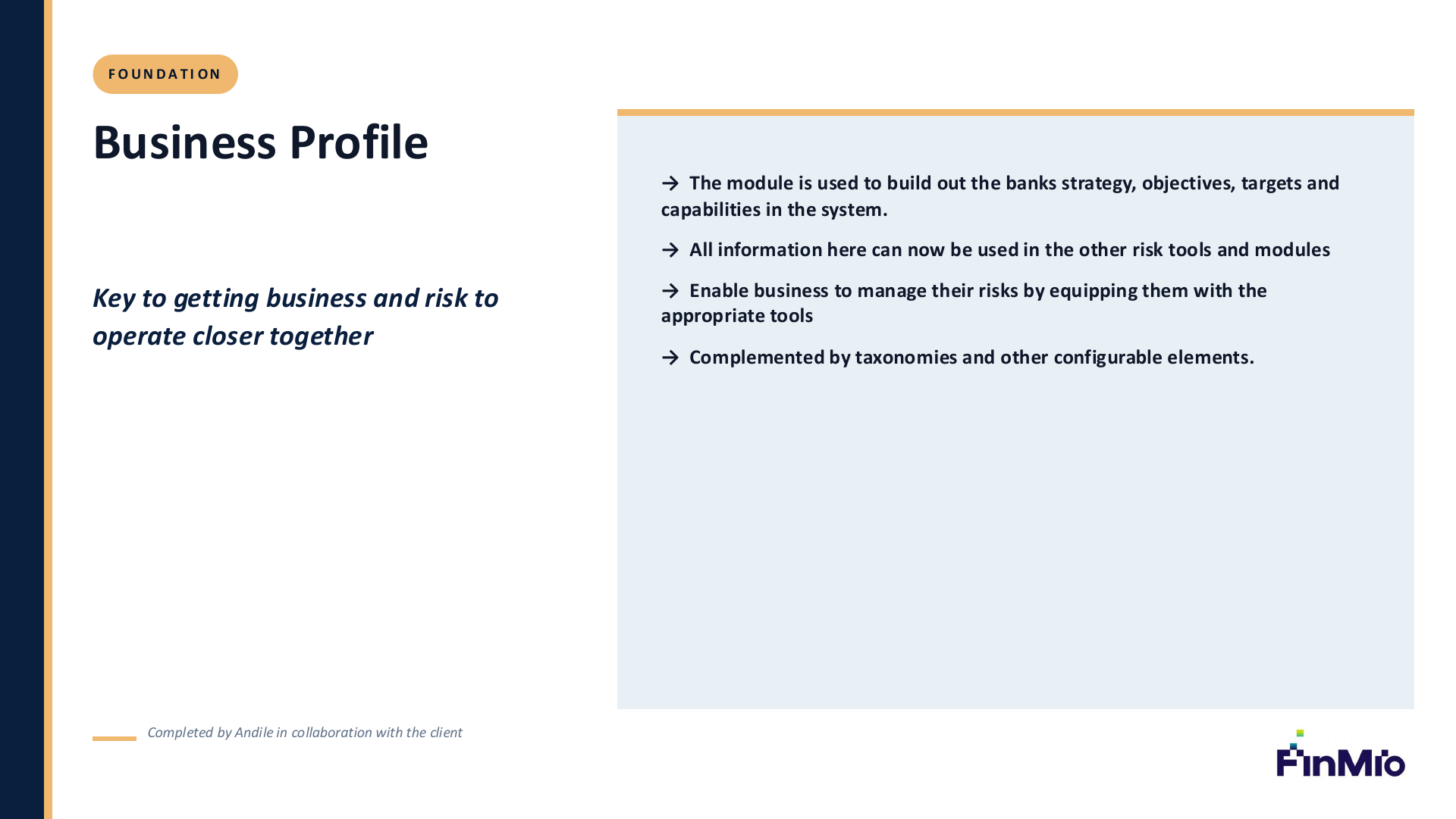 Business Profile — overview