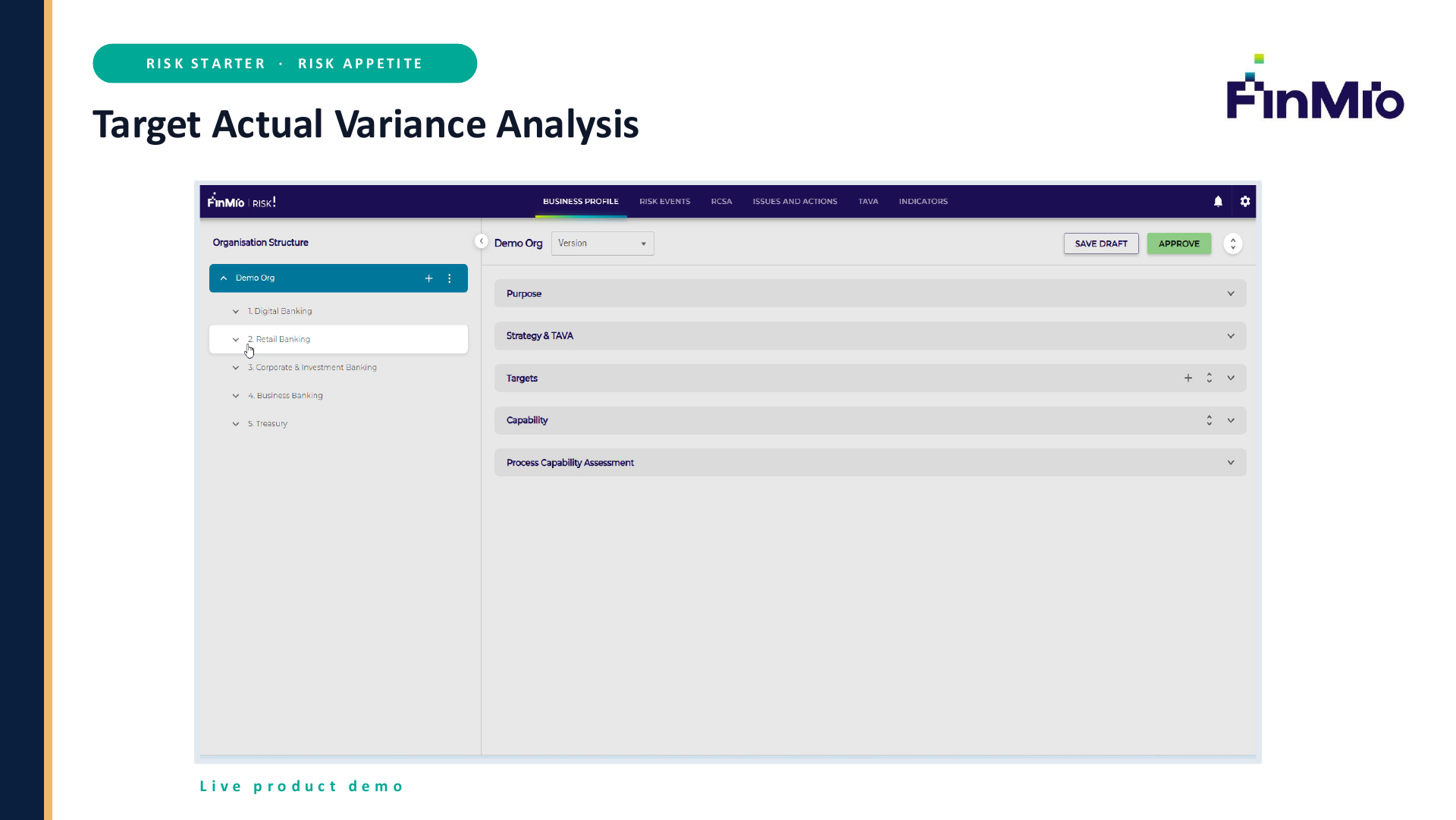 Target Actual Variance Analysis